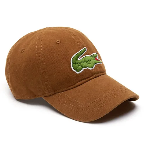 Mũ Lacoste Men's Big Croc Gabardine Cap Brown - Mũ nón - Vua Hàng Hiệu