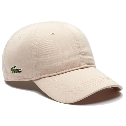Mũ Lacoste Men's Gabardine Cap Beige Cho Nam