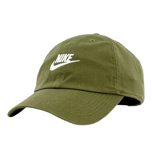 Mũ Nike Sportswear Heritage86 Futura Washed Hat Olive 913011 326 Màu Xanh Olive