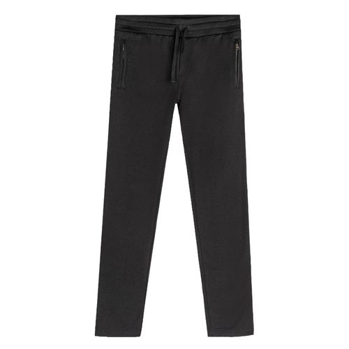 Quần Nỉ Dolce & Gabbana Black Pants L4JPAG G7TYU N0000 Màu Đen