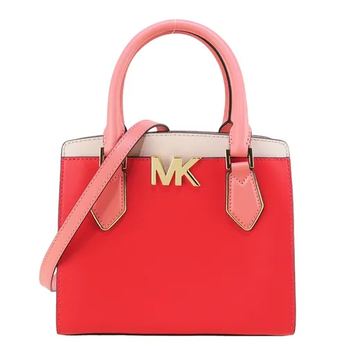 Túi Xách Michael Kors MK Mott Coral Bag 35T0GOXM2B Màu Đỏ Hồng