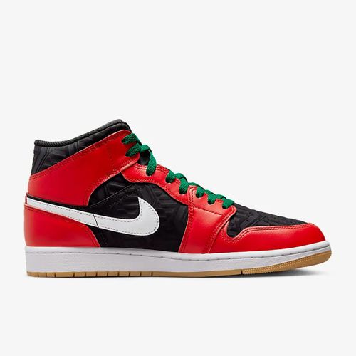 Giày Thể Thao Nike Air Jordan 1 Mid SE DQ8417-006 Màu Đỏ Đen Size 45-4