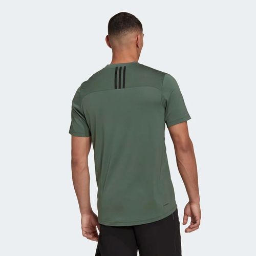 Áo Phông Adidas Designed To Move Sport 3 Stripes Tee HM4781 Màu Xanh Green Size L-3