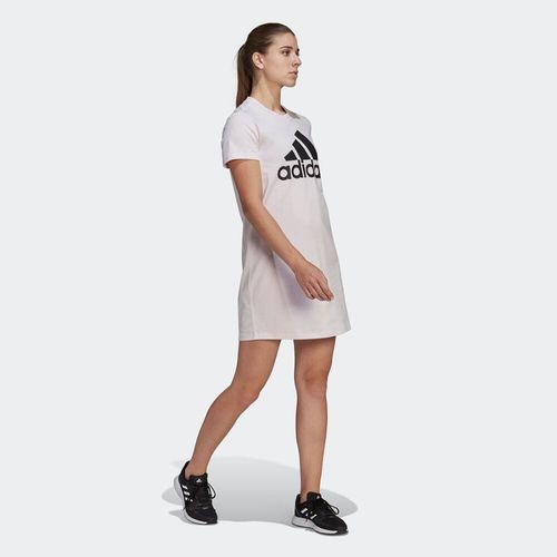 Váy Suông Adidas Essentials Logo Dress HD1761 Màu Hồng Nhạt Size M-2