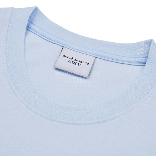 Áo Phông Acmé De La Vie ADLV A Logo Monogram Embossing Embroidery Short Sleeve T-Shirt Màu Xanh Blue-5