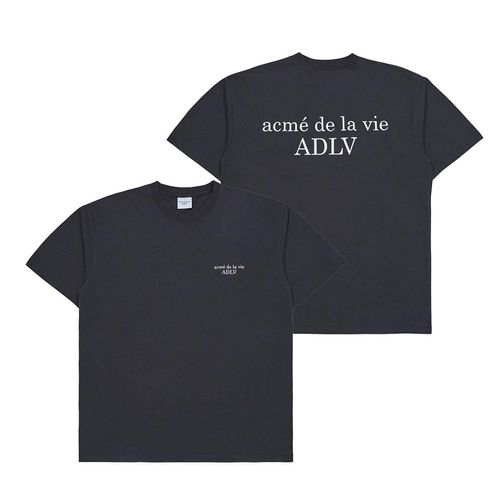 Áo Phông Acmé De La Vie ADLV Tshirt Basic Logo Season2 Màu Đen