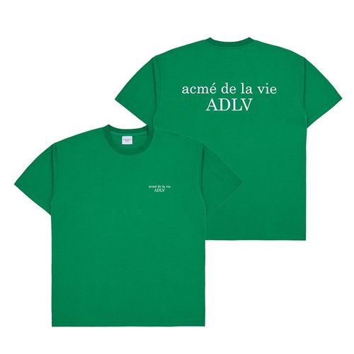 Áo Phông Acmé De La Vie ADLV Basic Logo Season2 Màu Xanh Lá Cây