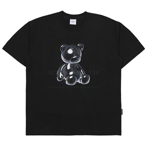 Áo Phông Acmé De La Vie ADLV Metal Bear Short Sleeve T-Shirt Black Màu Đen Size 1