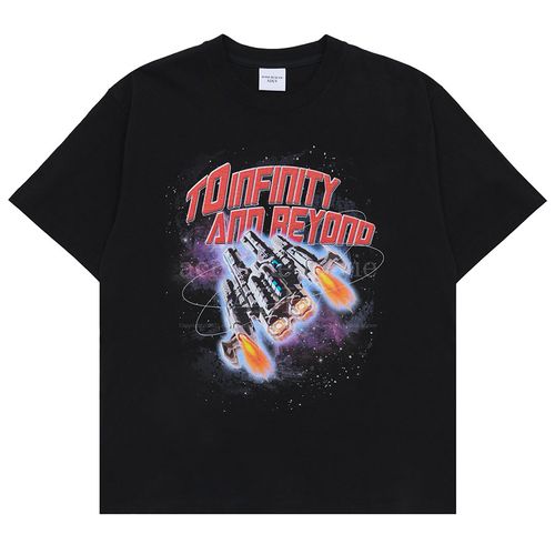 Áo Phông Acmé De La Vie ADLV Space Artwork Short Sleeve T-Shirt Black Màu Đen