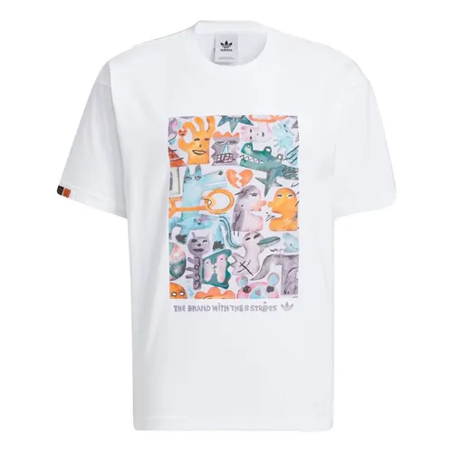 Áo Phông Adidas Kentaro Okawara Tshirt HR6452 Màu Trắng Size XS