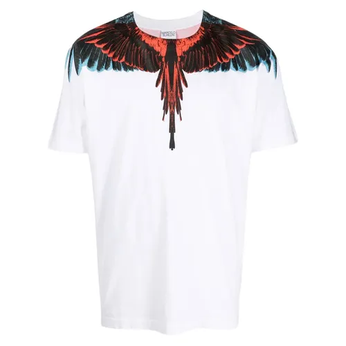 Áo Phông Marcelo Burlon White Icon Wings CMAA018S23JER001 0125 Màu Trắng Size S