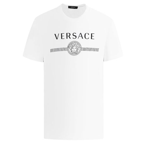 Áo Phông Versace Logo Medusa Printed 1008278 1A05920 2W020 Màu Trắng