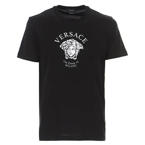 Áo Phông Versace Medusa Printed A88659 A228806 A1008 Màu Đen