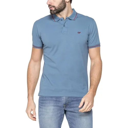 Thời trang Xanh nhạt Áo Polo 100% Cotton - Áo Polo Carrera Jeans 8190075A_668 Màu Xanh Nhạt Size L - Vua Hàng Hiệu