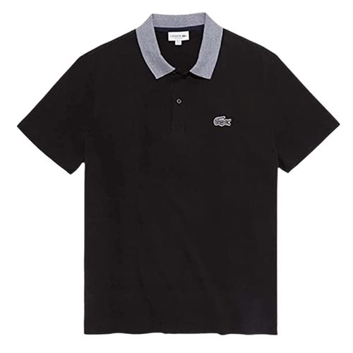 Áo Polo Lacoste Men's Regular Fit Short Sleeve PH5678-031 Màu Đen Size L-1