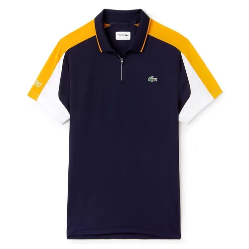 Áo Polo Lacoste Sport DH9480 CRT Nam Màu Xanh Vàng 100% Cotton - Thời Trang Thể Thao Lịch Lãm và Năng Động