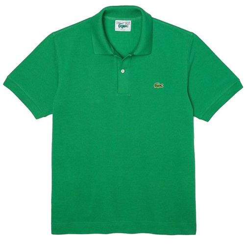 Áo Polo Men's Lacoste L1221 51 QMN Organic Cotton Piqué Shirt Màu Xanh Lá Size S