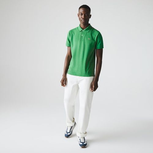 Áo Polo Men's Lacoste L1221 51 QMN Organic Cotton Piqué Shirt Màu Xanh Lá Size S-2