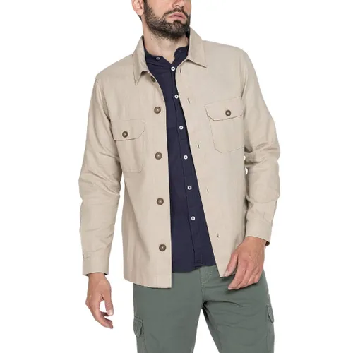 Áo Sơ Mi Nam Carrera Jeans 4111285A_264 Màu Be Size L - Thời trang - Vua Hàng Hiệu