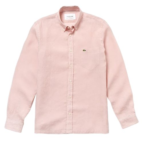 Áo Sơ Mi Lacoste Light Pink Regular Fit CH4990 ADY Màu Hồng Phấn Size S