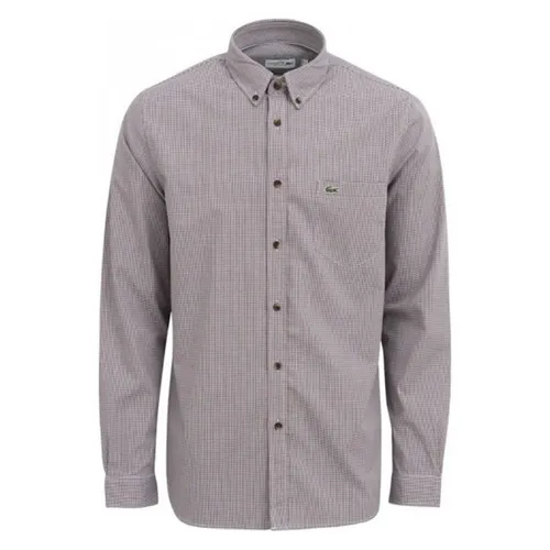 Áo Sơ Mi Lacoste Regular Fit CH0003 YA6 Màu Xám Đậm Size M