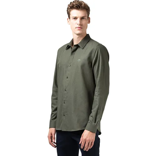 Áo Sơ Mi Lacoste Slim Fit CH2985 N8E Màu Xanh Green Size S - Thời trang - Vua Hàng Hiệu