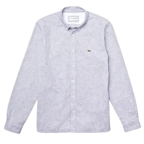 Thời trang Xám Áo sơ mi - Áo Sơ Mi Lacoste Slim Fit CH6905 PJA Màu Xám Size S - Vua Hàng Hiệu