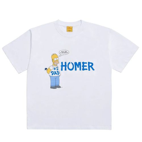 Áo Phông Acmé De La Vie ADLV X Simpsons Paint Homer Short Sleeve T-Shirt White ADLV0113-1 Màu Trắng Size 1