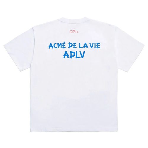 Áo Phông Acmé De La Vie ADLV X Simpsons Paint Homer Short Sleeve T-Shirt White ADLV0113-1 Màu Trắng Size 1-3