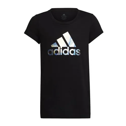 Áo Thun Adidas Dance Metallic Print Tee JR Tshirt HD4407 Màu Đen Size S