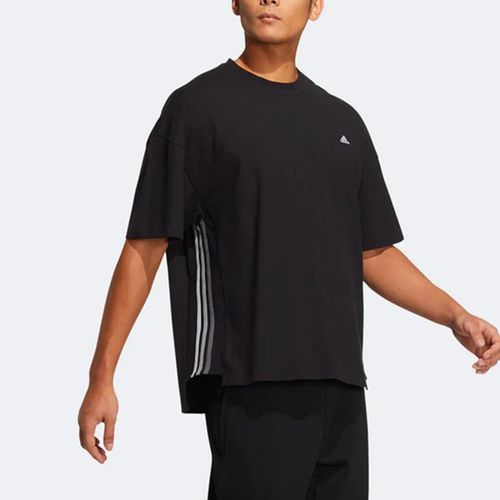 Áo Thun Adidas Solid Color Sports Short Sleeve Black Tshirt HC9979 Màu Đen Size M-2