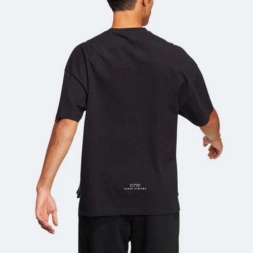 Áo Thun Adidas Solid Color Sports Short Sleeve Black Tshirt HC9979 Màu Đen Size M-3