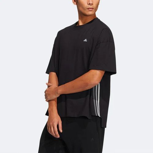 Áo Thun Adidas Solid Color Sports Short Sleeve Black Tshirt HC9979 Màu Đen Size M-4