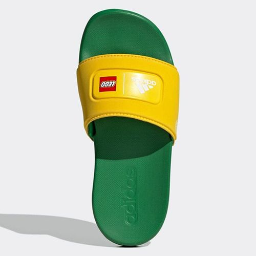 Dép Adidas Adilette Comfort X Lego Slides GV8233 Màu Vàng Xanh Size 29-2