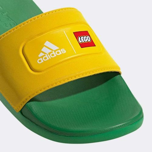 Dép Adidas Adilette Comfort X Lego Slides GV8233 Màu Vàng Xanh Size 31-7