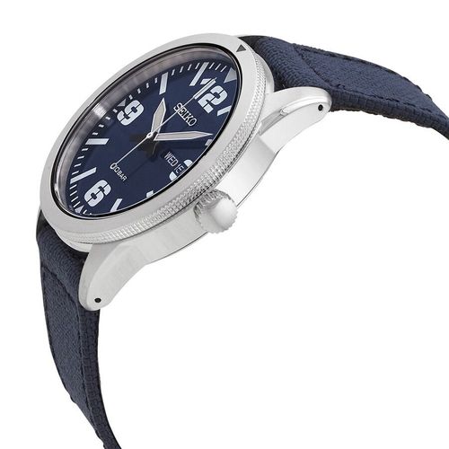 Đồng Hồ Nam Seiko Essentials Quartz Blue Dial Men's Watch SUR491 Màu Xanh Dương-2