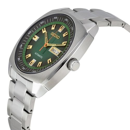 Đồng Hồ Nam Seiko Recraft Automatic Green Dial Stainless Steel Men's Watch SNKM97 Màu Xanh-2