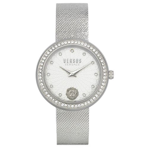 Đồng Hồ Nữ Versace Women Quartz Lea Silver Tone Wristwatch VSPEN1420 Màu Bạc