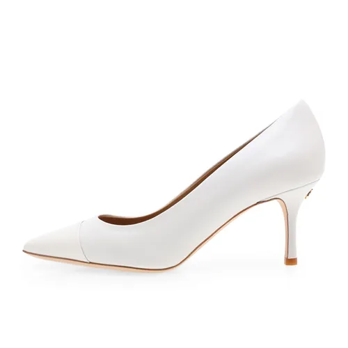 Giày Tory Burch - Giày Cao Gót Tory Burch Penelope Pumps 64688 Màu Trắng Size 36.5 - Vua Hàng Hiệu