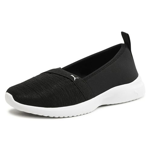 Giày Slip On Puma Low Shoes Adelina 369621 01 Black Màu Đen Size 37.5