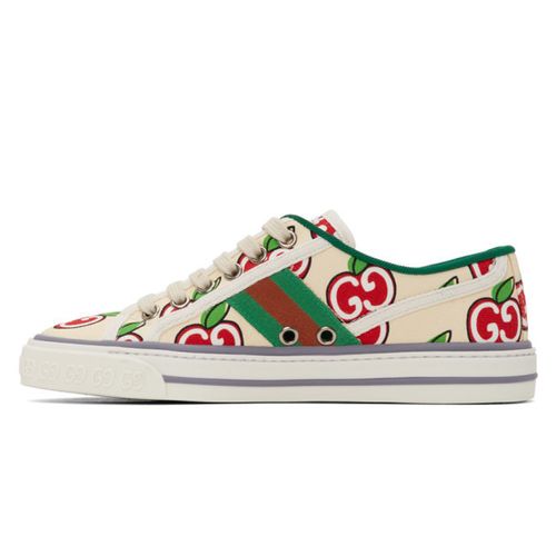 Giày Thể Thao Gucci Off-White GG Apple Tennis 1977 Sneakers Phối Màu Size 36.5