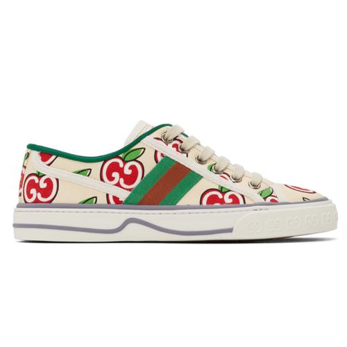 Giày Thể Thao Gucci Off-White GG Apple Tennis 1977 Sneakers Phối Màu Size 37-3