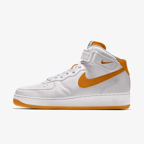 Giày Thể Thao Nike Air Force 1 Mid By You Màu Trắng Cam Size 37.5-4