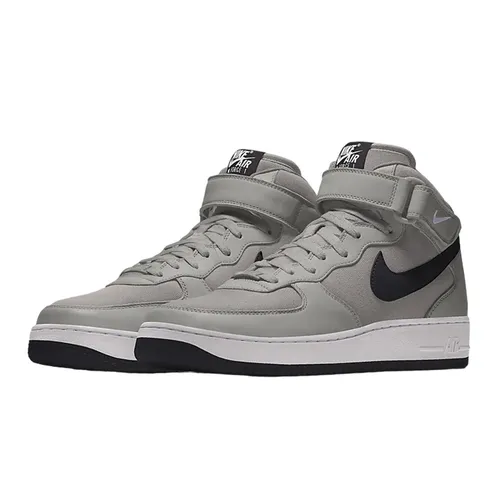 Giày Thể Thao Nike Air Force 1 Mid By You Màu Xám Size 37.5