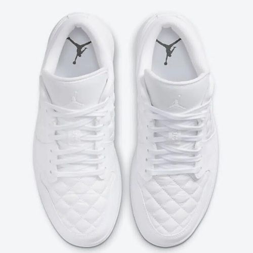 Giày Thể Thao Nike Air Jordan 1 Low Quilted White (W) DB6480-100 Màu Trắng Size 37.5-4