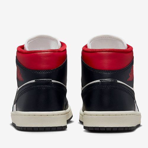 Giày Thể Thao Nike Air Jordan 1 Mid BQ6472-061 Màu Đen/Trắng/ Đỏ Size 36.5-6