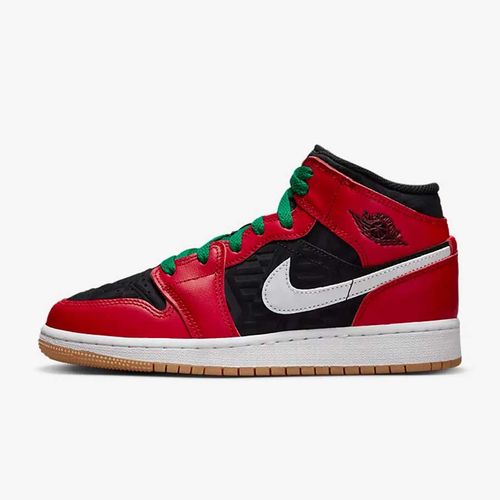 Giày Thể Thao Nike Air Jordan 1 Mid SE DQ8418-006 Màu Đen Đỏ Size 37.5-1