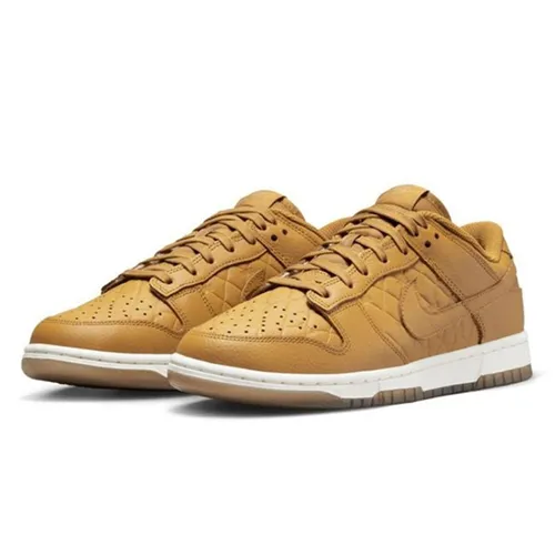 Giày Thể Thao Nike Dunk Low Wheat And Gum Light Brown DX3374-700 Màu Nâu Size 40.5