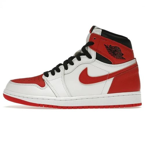 Giày Thể Thao Nike Jordan 1 High Heritage 555088-161 Màu Trắng Đỏ Size 36-1