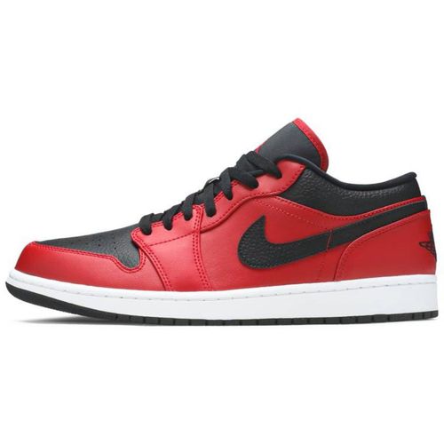 Giày Thể Thao Nike Jordan 1 Low Gym Red Black Màu Đỏ Phối Đen Size 36-1